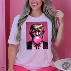 Trump Pink Bubblegum Graphic Shirt Trump President Hoodie Republican Sweatshirt Sarcastic Trump Tshirt Funny Trump Shirt honizy 3