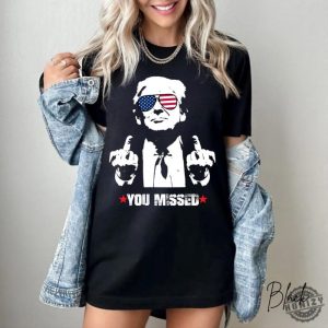 You Missed Trump Shirt Maga Sweatshirt Trump For President Tshirt 2024 Election Hoodie Unisex Presidential Election Shirt honizy 2