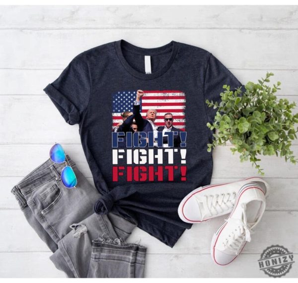 Trump 2024 Fight Fight Fight Shirt honizy 2