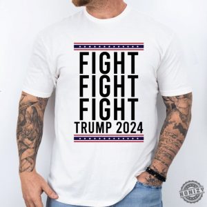 Trump Fight Fight Fight Shirt Trump 2024 Tshirt Trump Shot Fight Sweatshirt God Bless Trump Hoodie President Donald Trump Shirt honizy 3