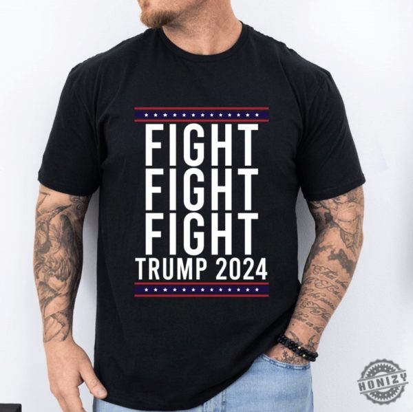 Trump Fight Fight Fight Shirt Trump 2024 Tshirt Trump Shot Fight Sweatshirt God Bless Trump Hoodie President Donald Trump Shirt honizy 5