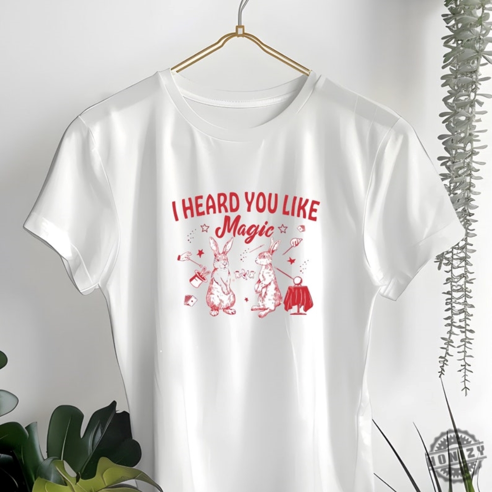 I Heard You Like Magic Shirt Rabbit Baby Lgbtq Pride Tshirt Midwest Princess Sweatshirt Red Wine Supernova Hoodie Funny Animal Shirt