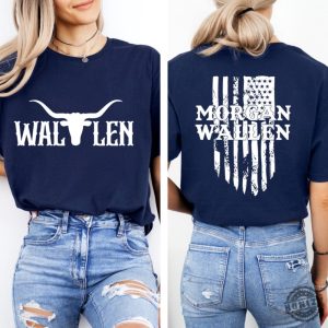 Morgan Wallen Shirt Wallen Bull Skull Country Music Tshirt Cowgirl Hoodie Bullhead Western Sweatshirt Morgan Wallen Unisex Shirt honizy 2