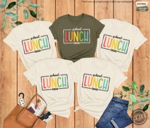 School Lunch Squad Shirt Cafeteria Crew Shirt Back To School Shirt honizy 4