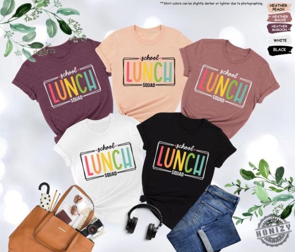 School Lunch Squad Shirt Cafeteria Crew Shirt Back To School Shirt honizy 6