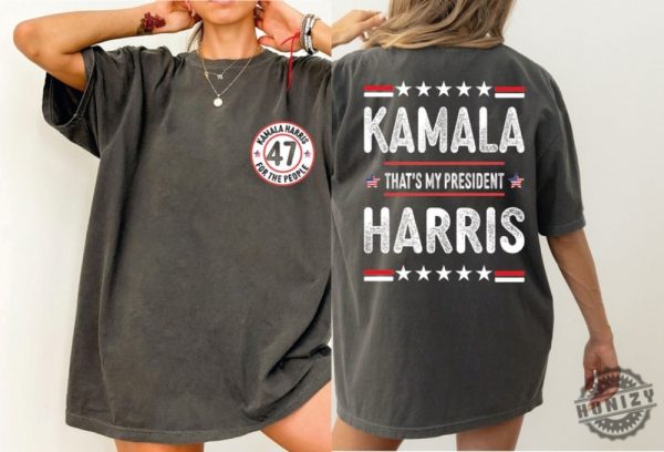 President Kamala Harris 2024 Hoodie Madam President Kamala Harris Sweatshirt Kamala Rally Tshirt Kamala Harris Shirt honizy 1