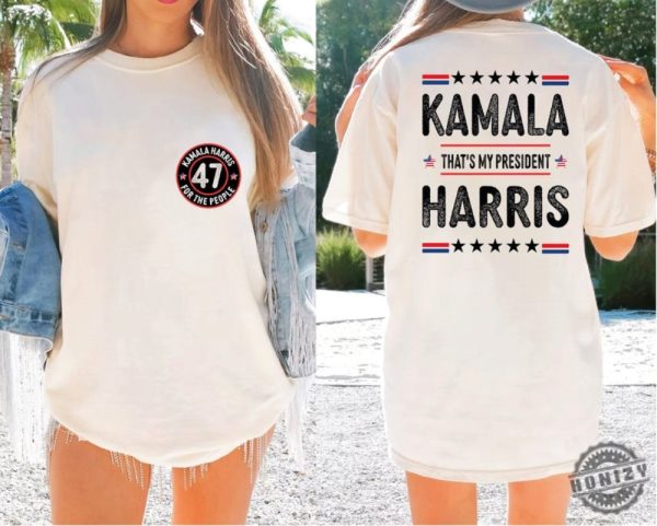 President Kamala Harris 2024 Hoodie Madam President Kamala Harris Sweatshirt Kamala Rally Tshirt Kamala Harris Shirt honizy 4