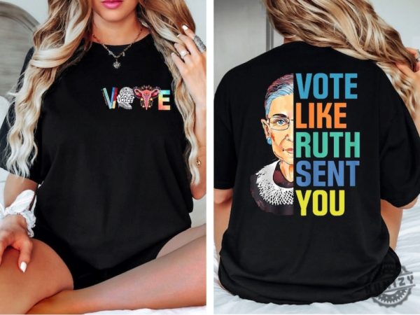 Like Ruth Sent You Shirt Election 2024 Sweatshirt Funny Election 2024 Hoodie Empowering Political Tshirt Cute 2024 Election Shirt honizy 1