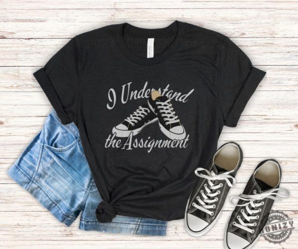 Vote Blue I Understand The Assignment Shirt Positive Election Sweatshirt Vp Sneakers Save Democracy Tshirt Voting Activist Gift honizy 2