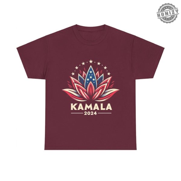 Kamala Harris 2024 Lotus Symbolism Presidential Campaign Unisex Shirt honizy 2