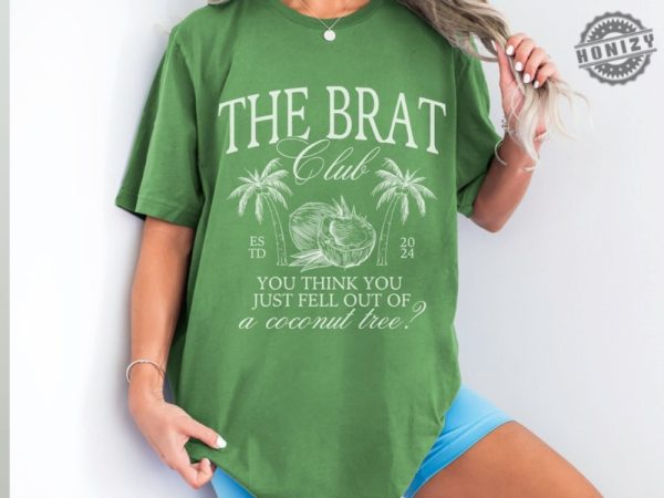 Kamala Harris Coconut Tree The Brat Club Shirt honizy 1