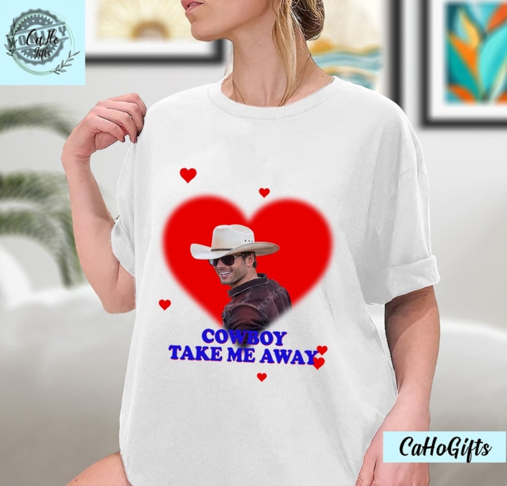 Cowboy Take Me Away Glen Powell As Tyler Owens Twister 2024 Shirt