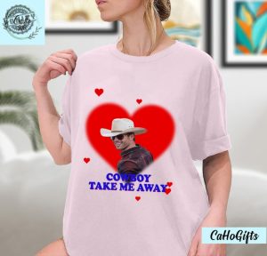 Cowboy Take Me Away Glen Powell As Tyler Owens Twister 2024 Shirt honizy 2