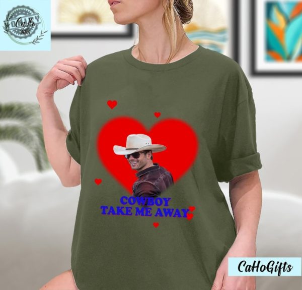 Cowboy Take Me Away Glen Powell As Tyler Owens Twister 2024 Shirt honizy 4