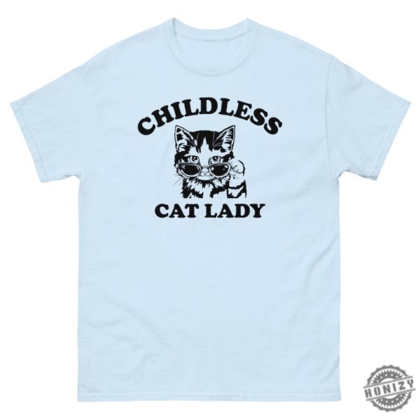 Childless Cat Lady Shirt Kamala Harris 2024 Tshirt Vote Blue 2024 Election Sweatshirt Madam President Hoodie Cat Lady Kamala Shirt honizy 3