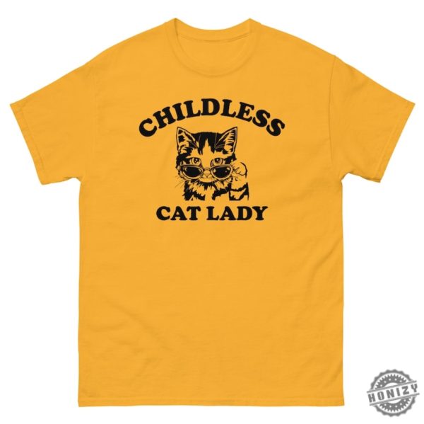 Childless Cat Lady Shirt Kamala Harris 2024 Tshirt Vote Blue 2024 Election Sweatshirt Madam President Hoodie Cat Lady Kamala Shirt honizy 4