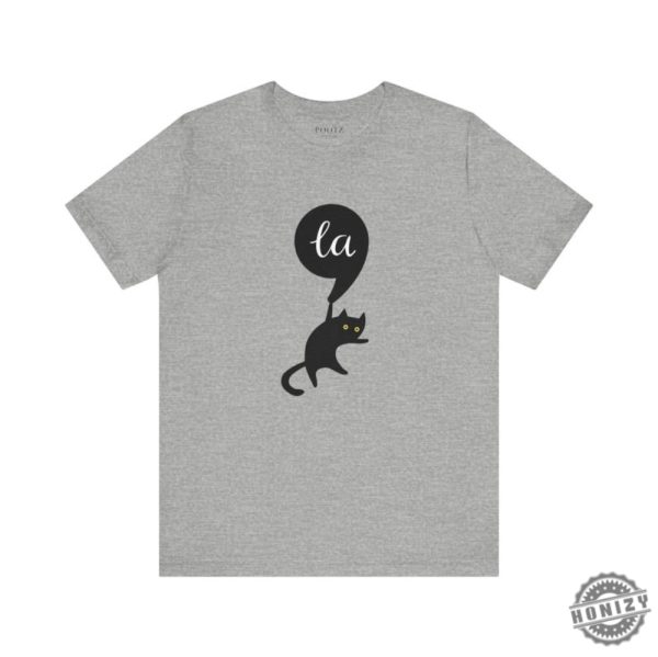 Kamala Cat Shirt Comma La Cat Childless Cat Lady Tshirt Gift For Feminist Sweatshirt Kamala 2024 Hoodie Kamala Rally Shirt Gift For Cat Lover honizy 6