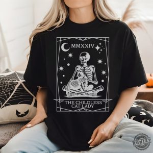 Childless Cat Lady Tshirt Childless Cat Ladies Hoodie Against Fascism Sweatshirt Feminist Shirt honizy 4