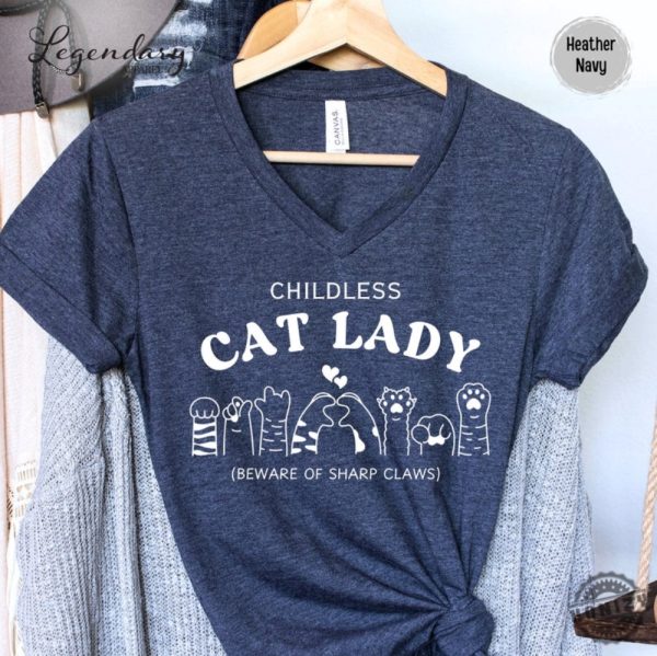 Childless Cat Lady Shirt Kamala Harris 2024 Tshirt Vote Blue 2024 Election Sweatshirt Madam President Hoodie Cat Lady Kamala Shirt honizy 6