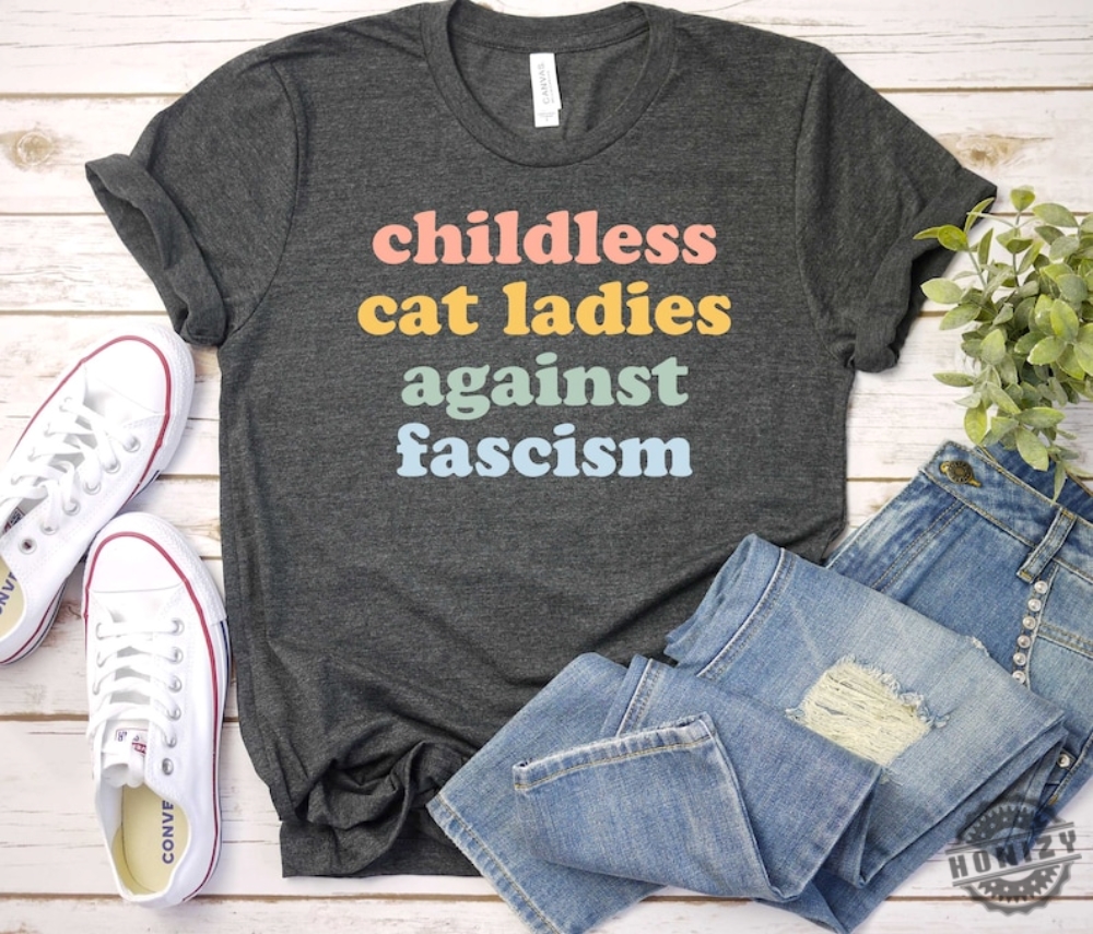 Childless Cat Lady Harris 2024 Election Political Shirt