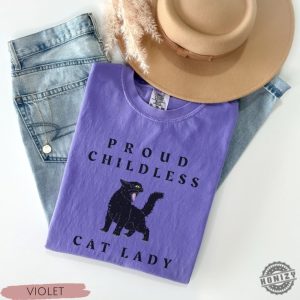 Childless Cat Lady Tshirt 2024 Election Political Shirt honizy 2