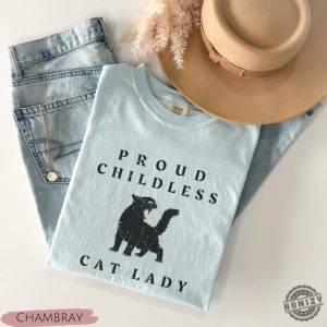 Childless Cat Lady Tshirt 2024 Election Political Shirt honizy 4