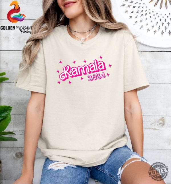 Kamala Harris Barbie 2024 Lets Finish The Job Shirt honizy 4