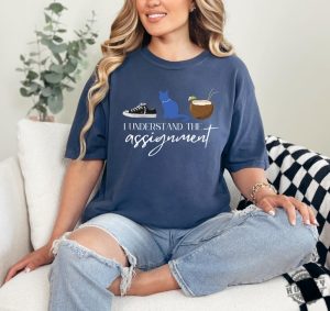 I Understand The Assignment Shirt Kamala Harris Sweatshirt Vote Blue Tee Sneakers Tshirt Cat Lady Team Coconut Hoodie Madam President Shirt honizy 5