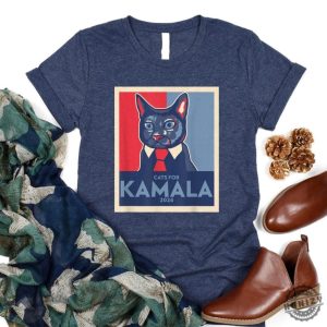 Kamala Harris Shirt Childless Cat Lady Sweatshirt Harris 2024 Hoodie Vote Democrat Kamala 2024 Tshirt Kamala Cat Meme Retro Kamala Shirt honizy 4