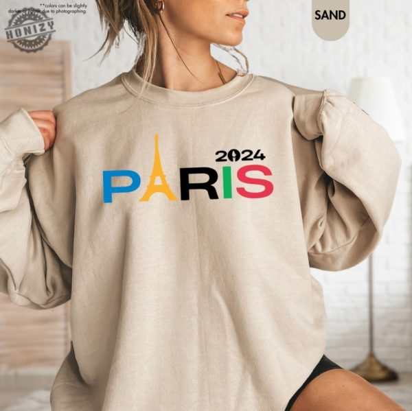 Paris Olympics 2024 Shirt Team Usa Sweatshirt Paris France Eiffel Tower Hoodie Olympics Games Tshirt American Team Shirt honizy 2