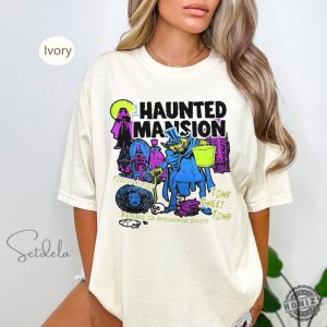 Vintage The Haunted Mansion Shirt Disney The Haunted Mansion Sweatshirt Halloween Party Tshirt Halloween Hoodie Disney Matching Gift honizy 2