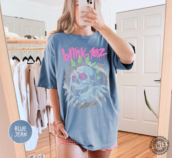 Blink 182 Shirt Vintage Style Sweatshirt Blink 182 Band Tee Retro Smiley Hoodie Vintage Blink 182 Smiley Face Shirt honizy 4