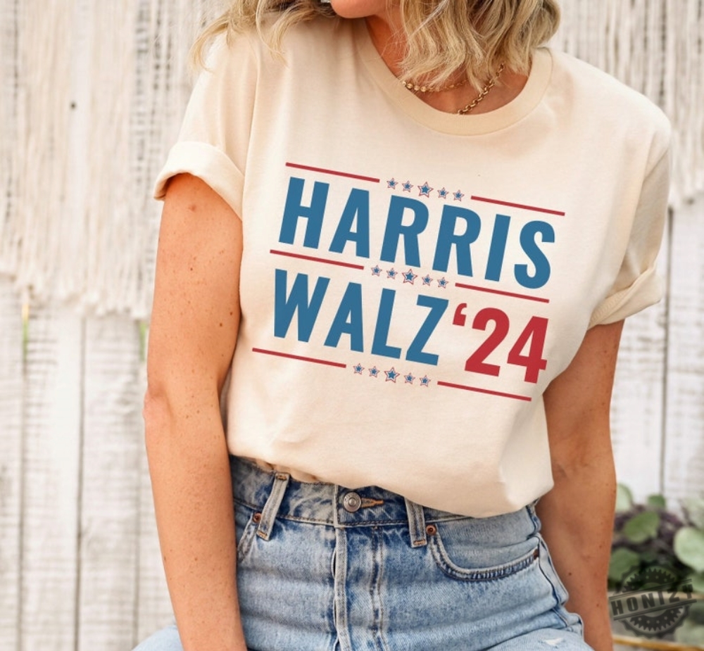 Harris Walz Shirt Kamala 2024 Election Sweatshirt Harris Walz 2024 Tshirt Vp Election Harriswalz Hoodie Elect Harris Shirt honizy 1