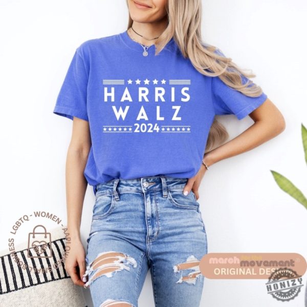 Harris Walz 2024 Kamala Harris Tim Walz Shirt honizy 1