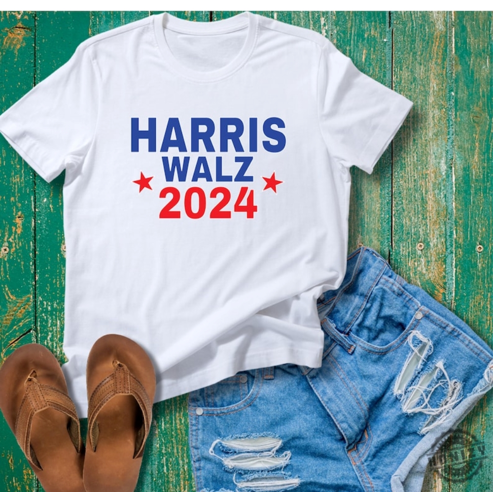 Harris Walz Kamala For President 2024 Democrat Supporter Shirt