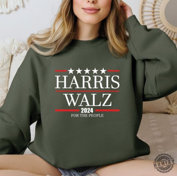 Harris Walz 2024 For The People Shirt honizy 1