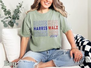 Kamala Harris Walz 2024 Shirt Madam President Election Tshirt Retro Voting Hoodie Democrat Rally Gift For Liberal Voter Sweatshirt honizy 5