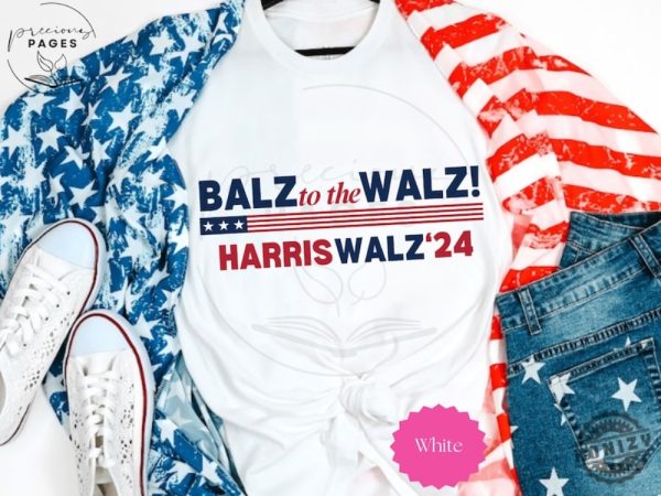 Balz To The Walz Harris Walz Shirt Kamala Harris Tim Walz President 2024 Political Shirt Tee Presidential Election 2024 Funny Political Shirt honizy 2