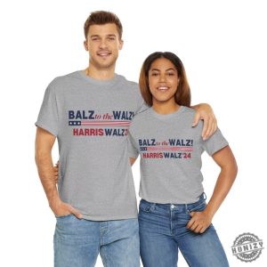 Balz To The Walz Harris Walz Shirt Kamala Harris Tim Walz President 2024 Political Shirt Tee Presidential Election 2024 Funny Political Shirt honizy 6