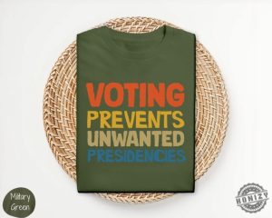 Voting Prevents Unwanted Presidencies Shirt Kamala Harris Sweatshirt 2024 Election Hoodie Trump Tshirt Presidential Election 2024 Shirt honizy 6