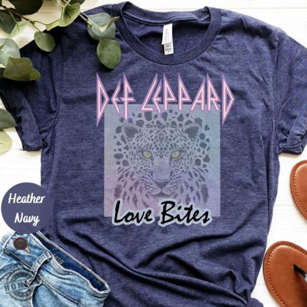 Def Leppard Love Bites Shirt Def Leppard Tshirt Band Hoodie Band Sweatshirt Concert Shirt honizy 1