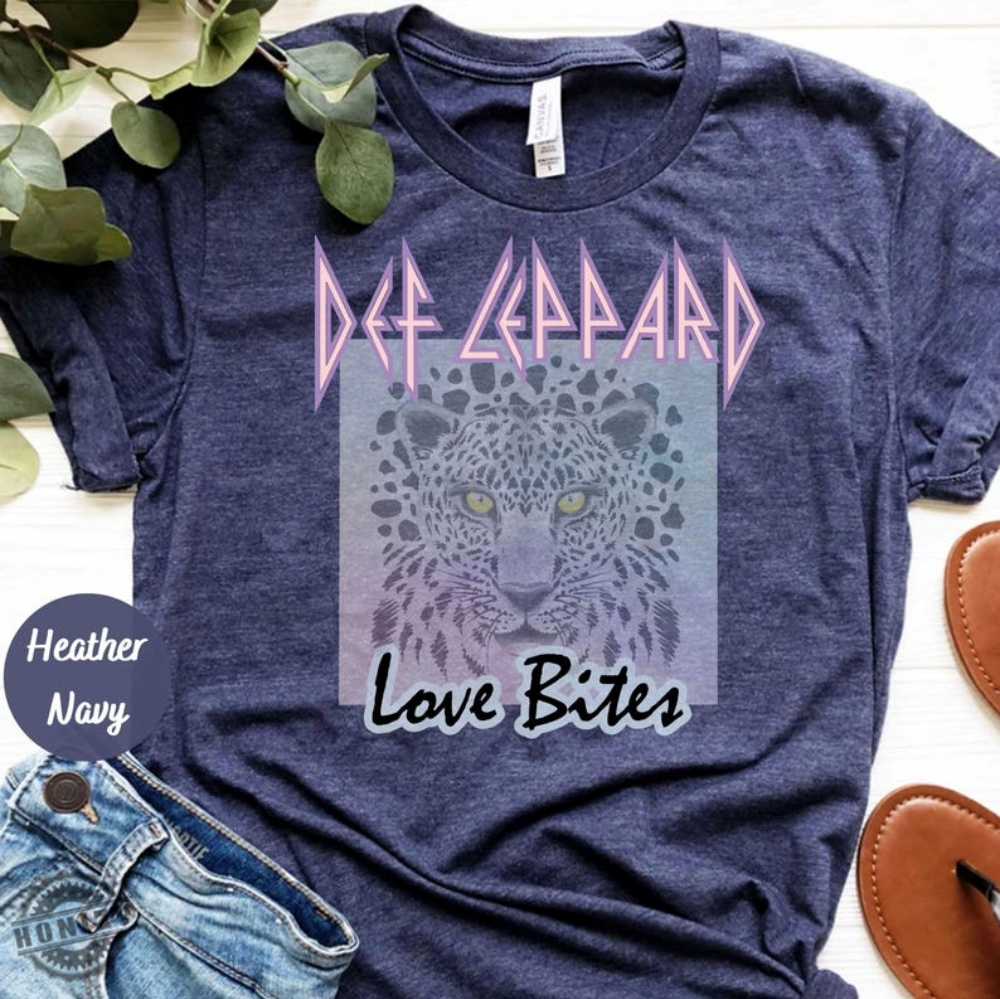 Def Leppard Love Bites Shirt Def Leppard Tshirt Band Hoodie Band Sweatshirt Concert Shirt