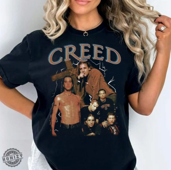 Retro Creed Band Shirt Creed Band Fan Tshirt Creed 2024 Tour Hoodie Rock Band Creed Graphic Sweatshirt Creed Concert Shirt honizy 1