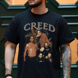 Retro Creed Band Shirt Creed Band Fan Tshirt Creed 2024 Tour Hoodie Rock Band Creed Graphic Sweatshirt Creed Concert Shirt honizy 2