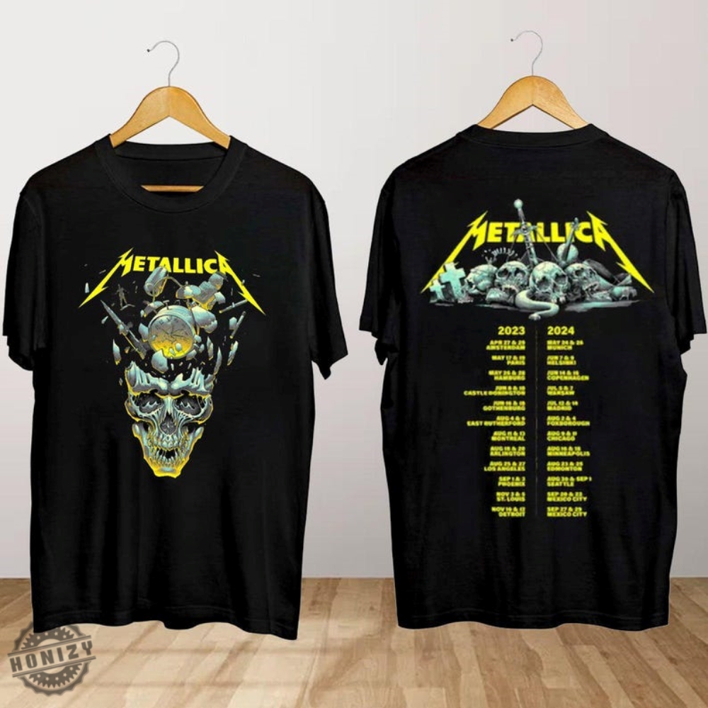 Metallica Metal Band M72 Tour 2024 Shirt Metallica Tshirt Metallica Band Fan Sweatshirt 72 Seasons Tour Hoodie Metallica Tour Shirt