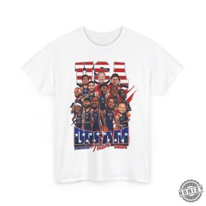 Usa Olympic Basketball Dream Team 2024 Shirt Usa Olympic Basketball Team 2024 Championship American Team Shirt honizy 2