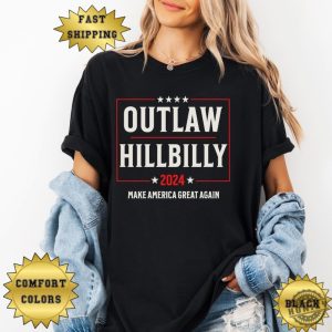 Outlaw Hillbilly 24 Shirt Trump Vance 2024 Election Sweatshirt Trump Tshirt Trump 2024 Election Hoodie Vance Vp Shirt honizy 2