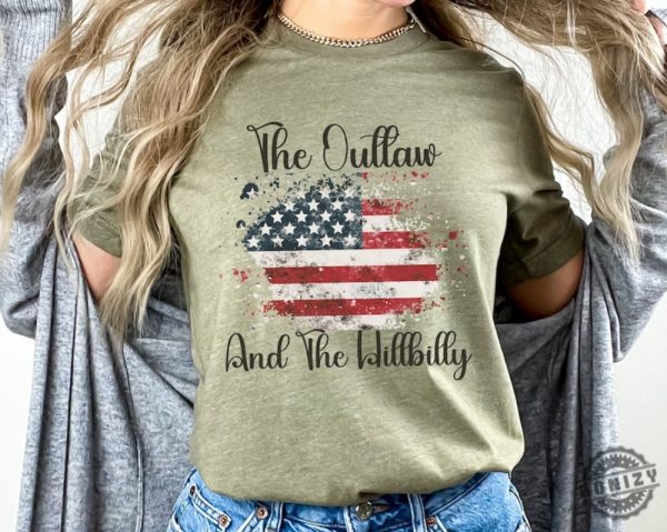 Outlaw Hillbilly 2024 Shirt Funny Republican Election 2024 Tshirt Djt And Vance Hoodie Conservative Sweatshirt Make America Great Again Shirt honizy 2