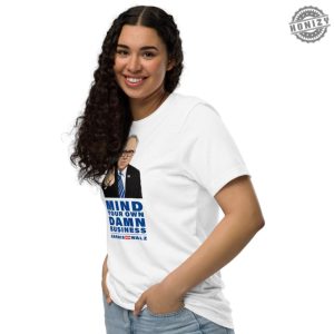 Mind Your Own Damn Business 2024 Election Shirt Harris Walz Support Sweatshirt Election Tshirt Harris Walz 2024 Hoodie Political Shirt honizy 3