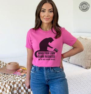 Mind Your Own Damn Business Cat Nudge Gop Elephant Kamala Harris Walz 2024 Shirt Anti Trump And Project 2025 Hoodie Democrat Voter Sweatshirt Gift For Mom honizy 2